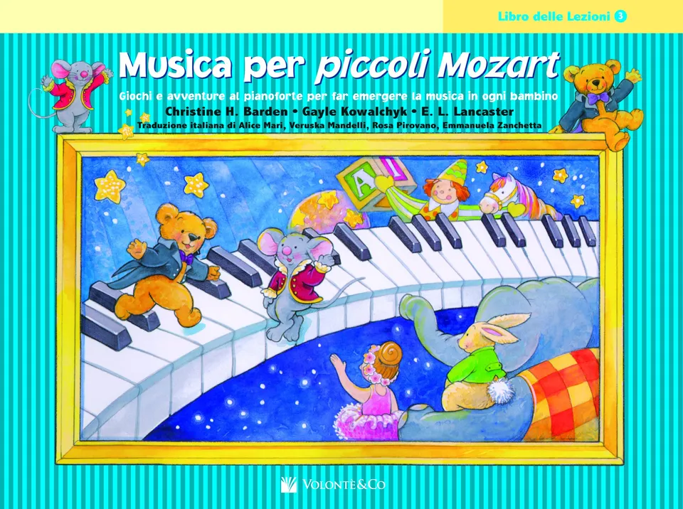 Volonte & Co Piccoli Mozart Libro Lezioni Vol. 3 noty pro děti