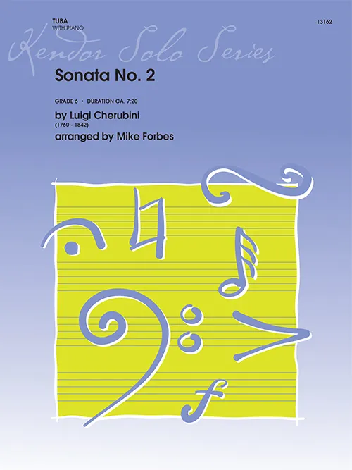 Kendor Music Sonata No. 2 noty pro tubu s klavírem