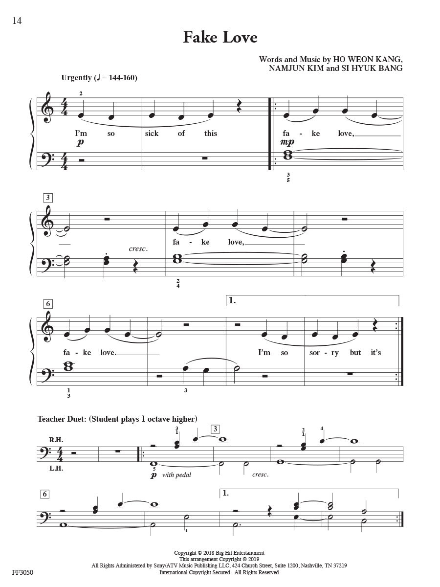 Faber Piano Adventures ShowTime Piano Hits noty level 2A