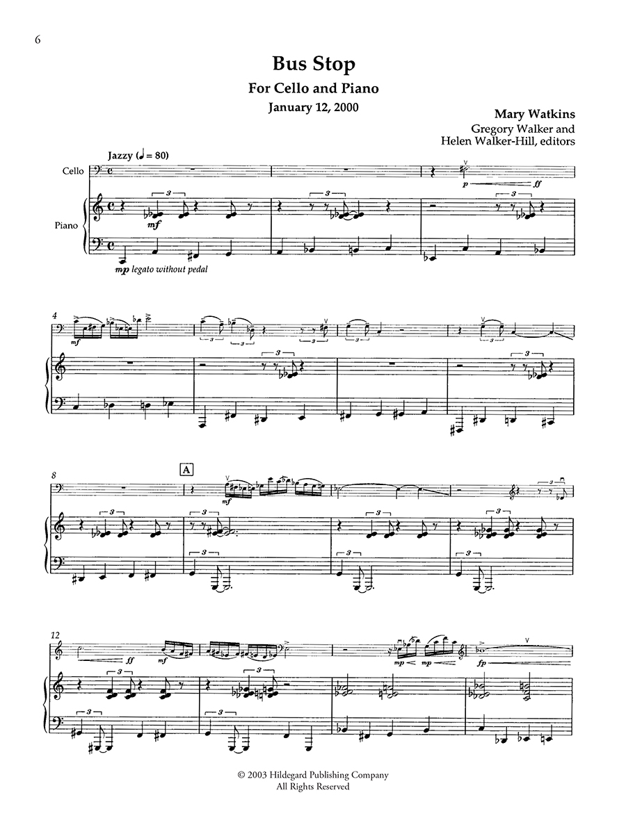 Hildegard Publishing Black Women Composers noty klavír smyčce