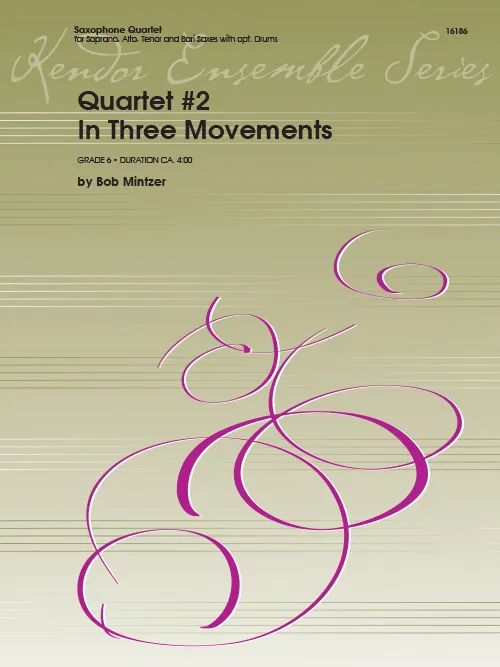 Kendor Music Quartet #2 In Three Movements noty SATB+ bicí