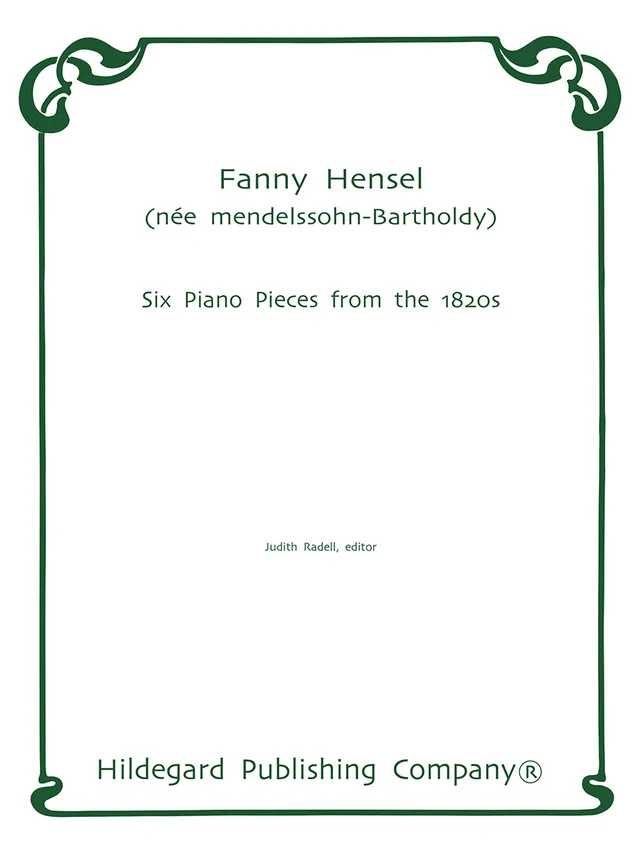 Hildegard Publishing Company Six Piano Pieces Hensel noty pro klavír