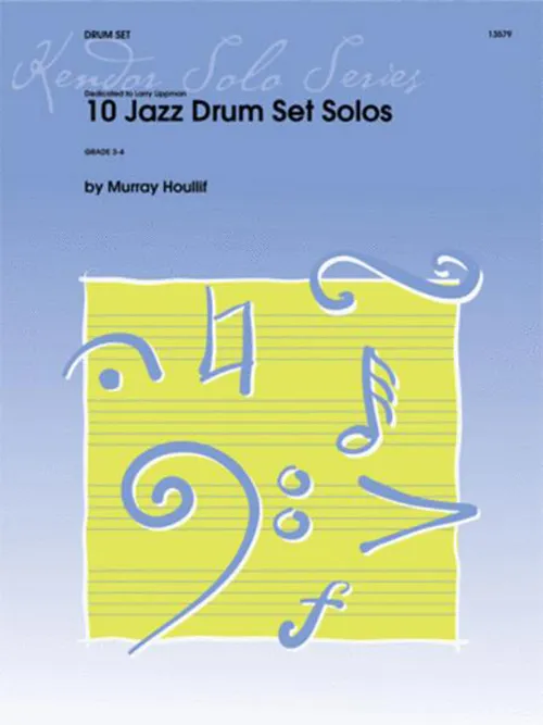 Kendor Music 10 Jazz Drum Set Solos noty pro bicí