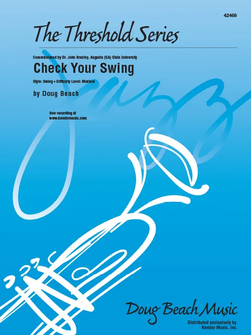 Kendor Music Check Your Swing partitura pro jazz band