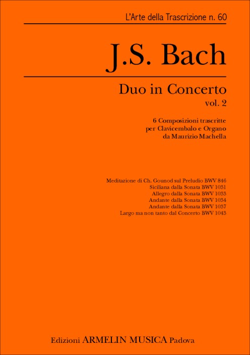 Armelin Musica Duo in Concerto volume 2 noty Bach