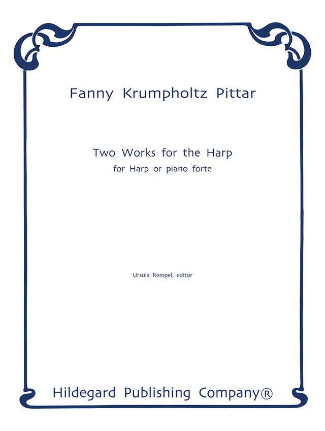 Hildegard Publishing Company 2 Works for Harp Fanny Pittar noty pro harfu