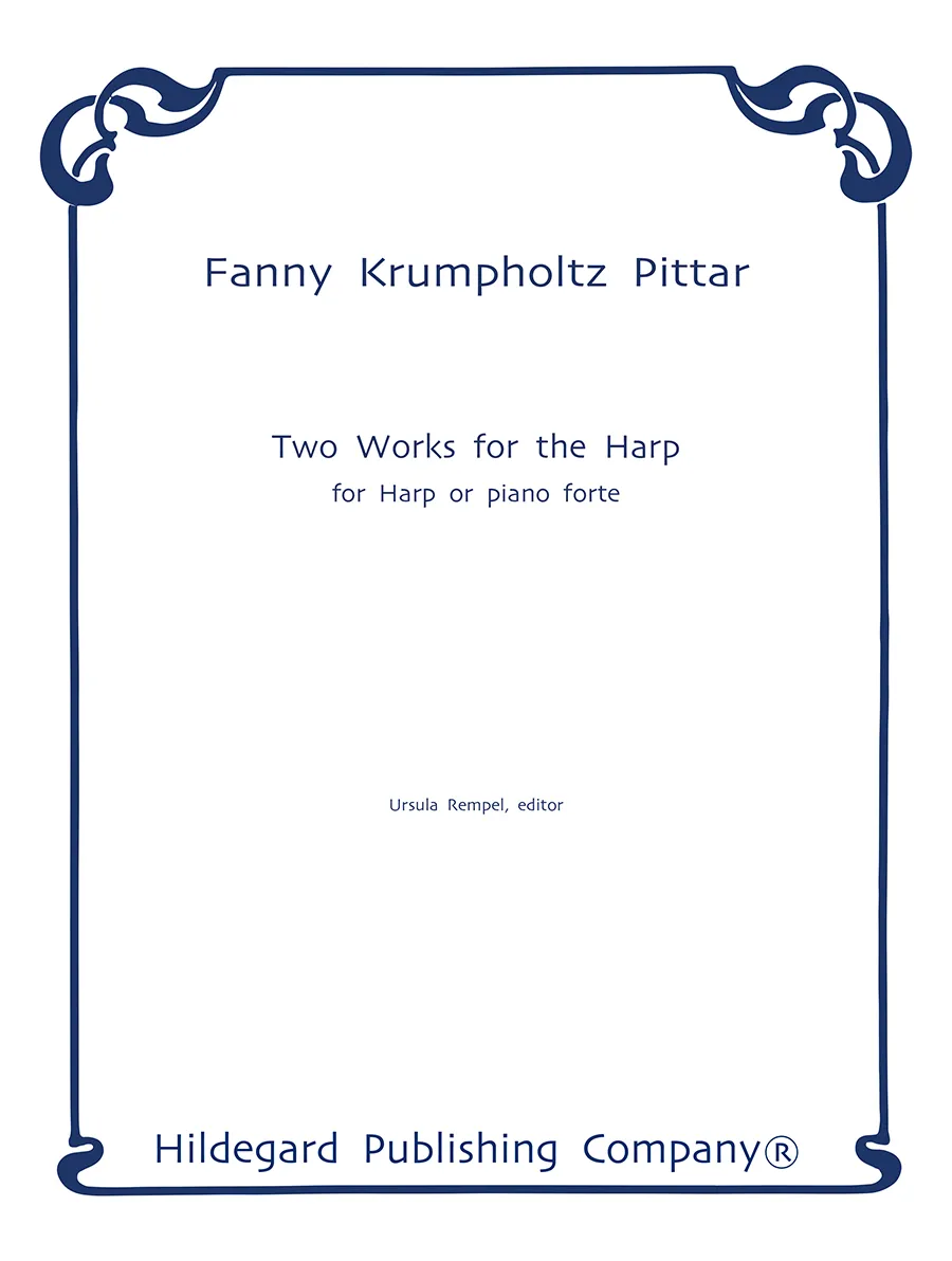 Hildegard Publishing Company 2 Works for Harp Fanny Pittar noty pro harfu