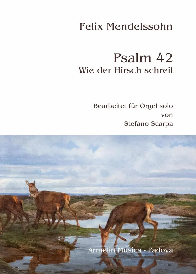 Armelin Musica Psalm 42 noty žalm Wie der Hirsch