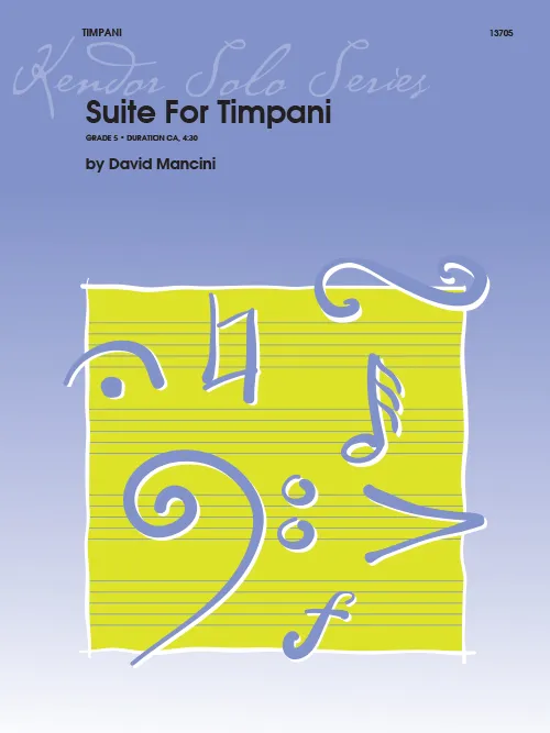 Kendor Music Suite For Timpani noty tympány 4 kusy