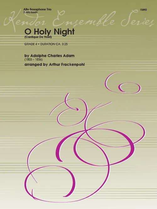 Kendor Music O Holy Night trio noty obtížnost 4