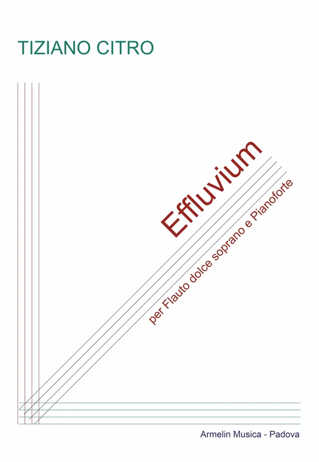 Armelin Musica Effluvium noty tištěné vydání