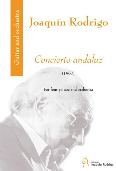Ediciones Joaquín Rodrigo Concierto andaluz noty 4 kytary orchestr