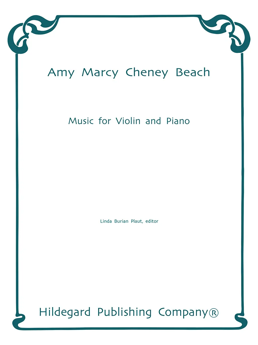 Hildegard Publishing Company Music for Violin and Piano Amy Beach noty pro housle