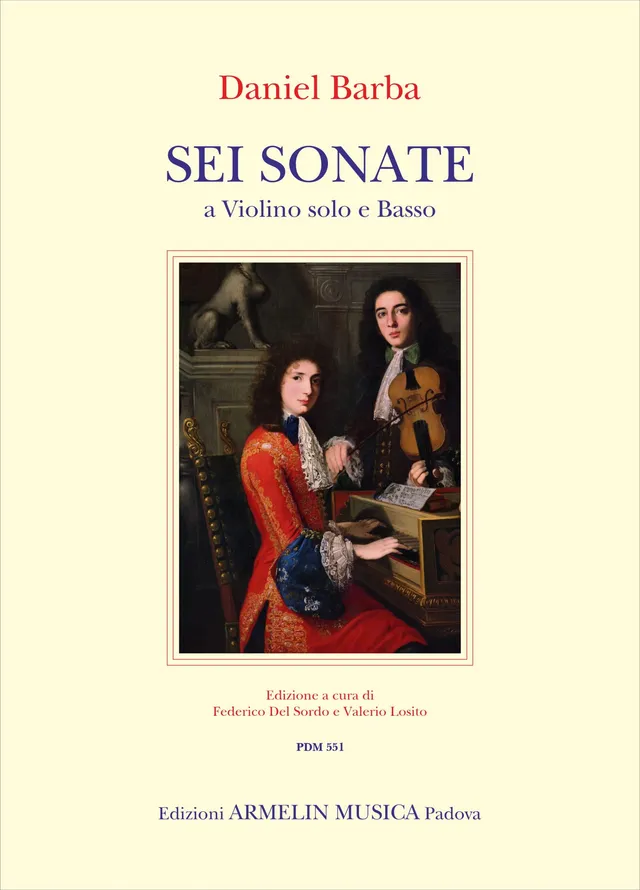 Armelin Musica Sei sonate per Violino e B.C. noty