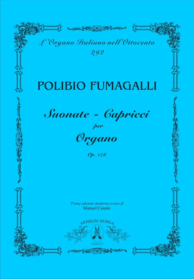 Armelin Musica Suonate Capricci op. 178 noty pro varhany