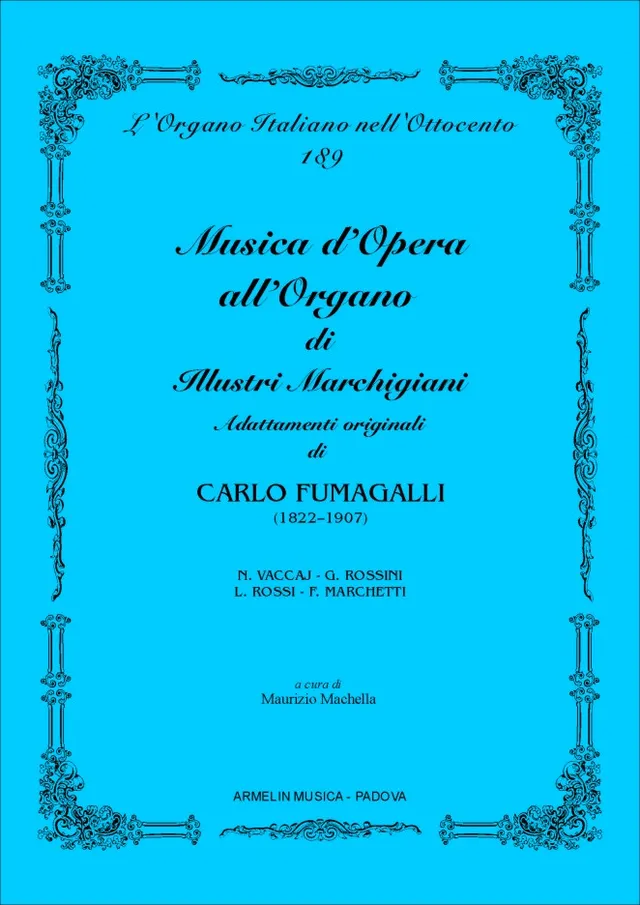 Armelin Musica Musica d’Opera all’organo noty pro varhany