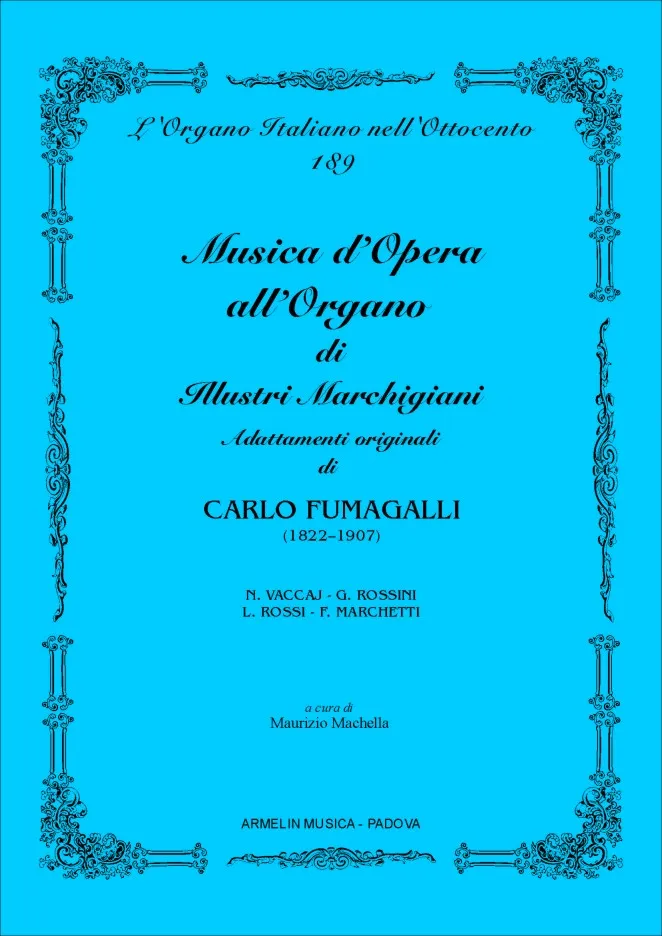 Armelin Musica Musica d’Opera all’organo noty pro varhany