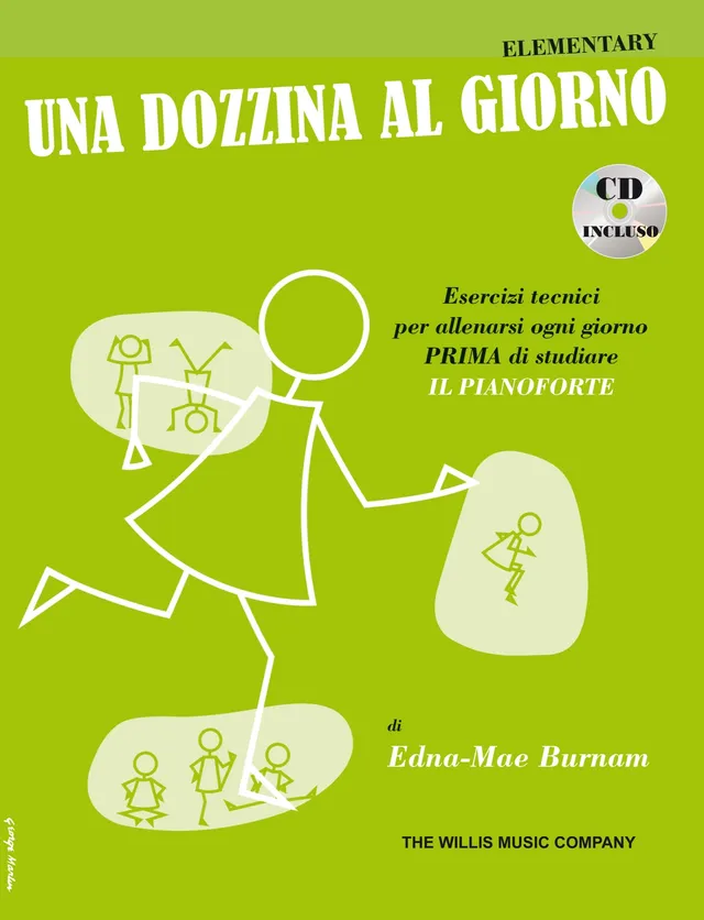 Volonte & Co Una Dozzina al Giorno Elementary noty pro klavír s CD