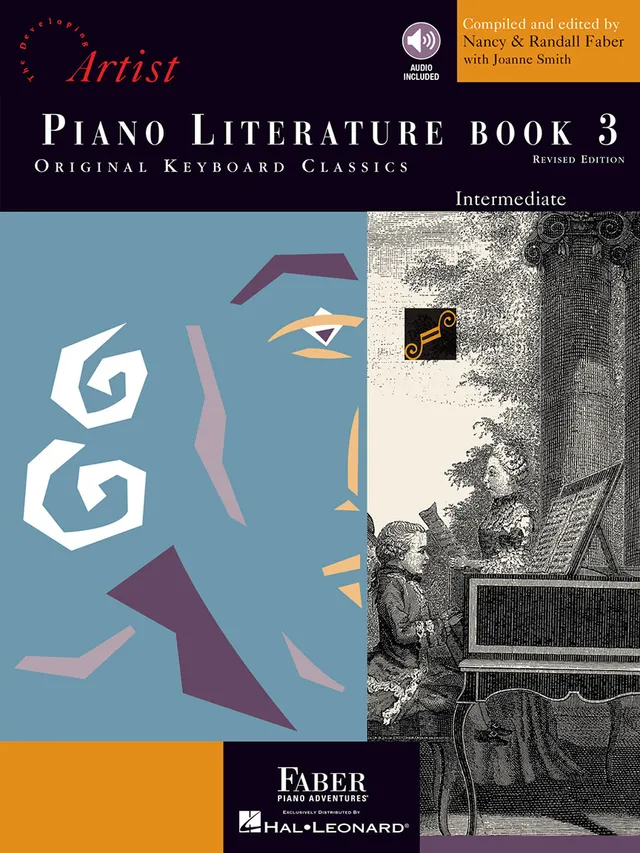 Faber Piano Literature 3 partitura klasický repertoár
