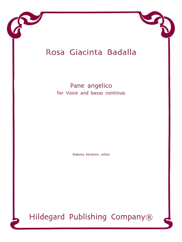 Hildegard Publishing Pane angelico Badalla noty pro hlas