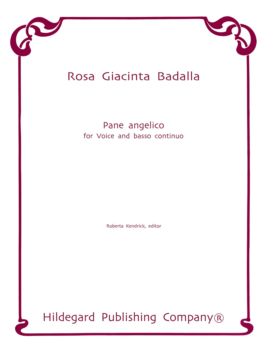 Hildegard Publishing Pane angelico Badalla noty pro hlas