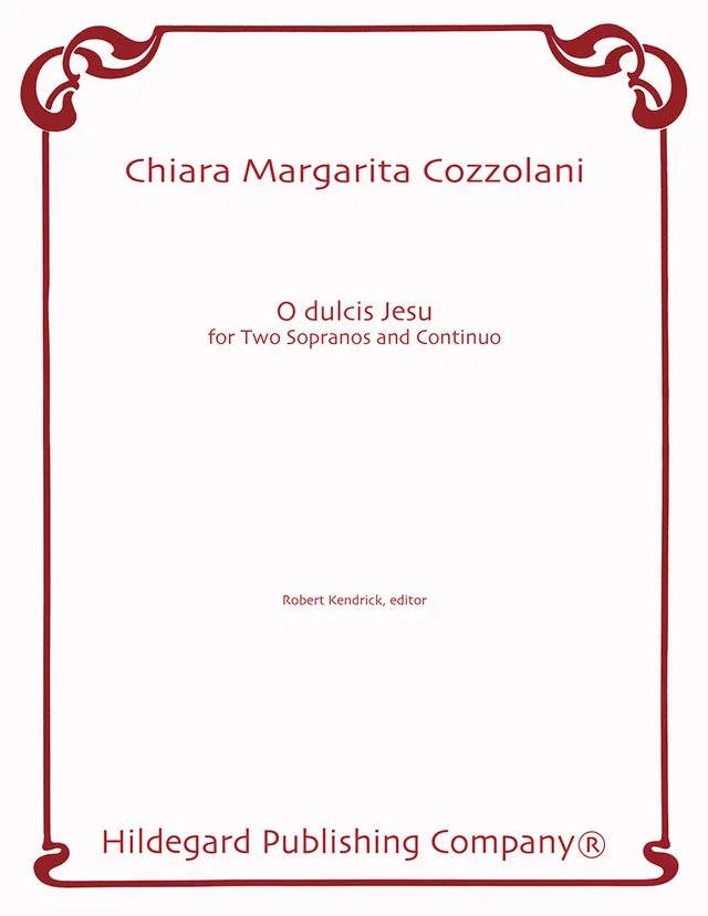 Hildegard Publishing O Dulcis Jesu noty 2 soprány Cozzolani