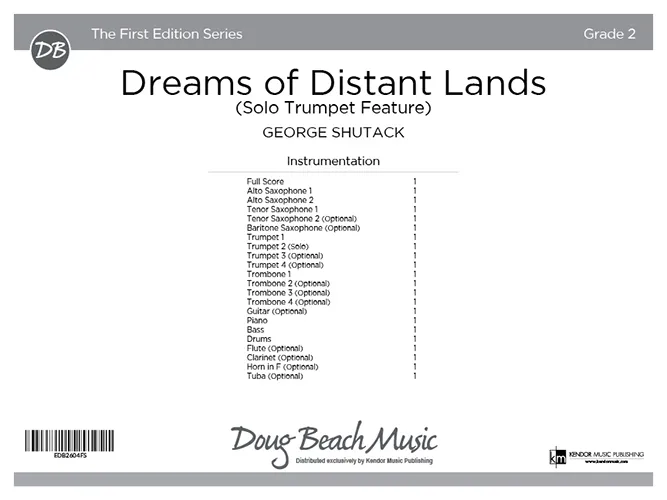 Kendor Dreams of Distant Lands partitura trumpeta sólo