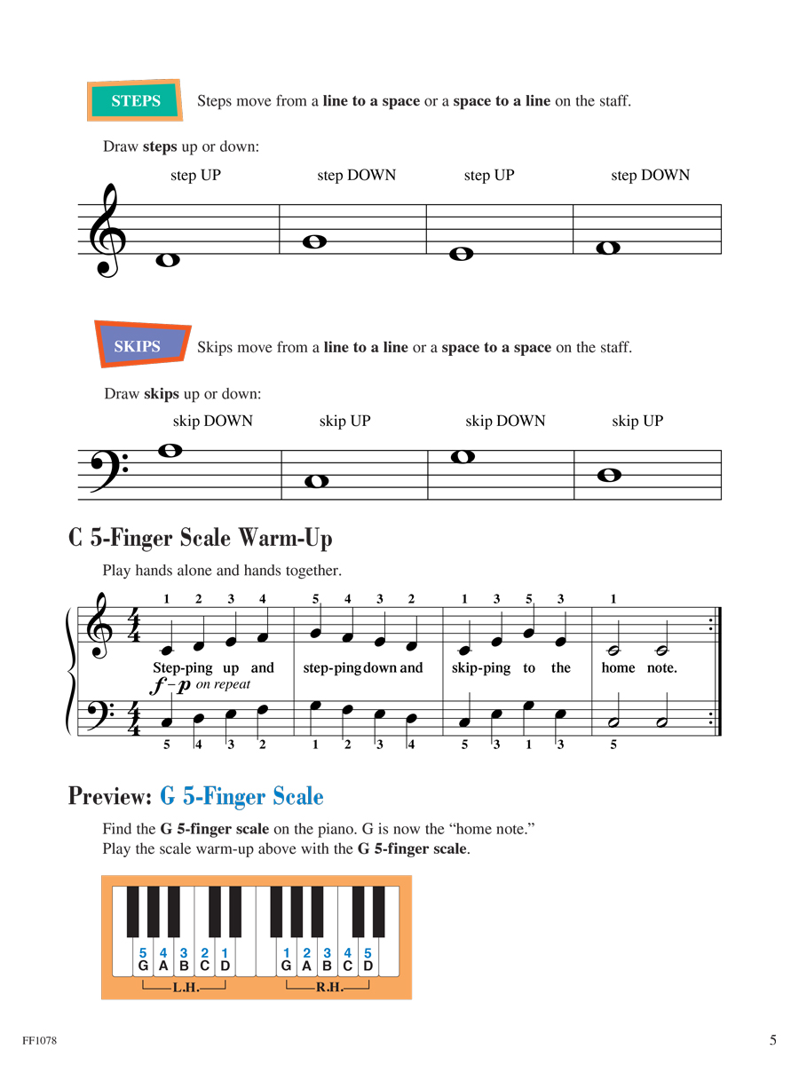 Faber Piano Adventures Level 1 Lesson Book noty 2nd Edition