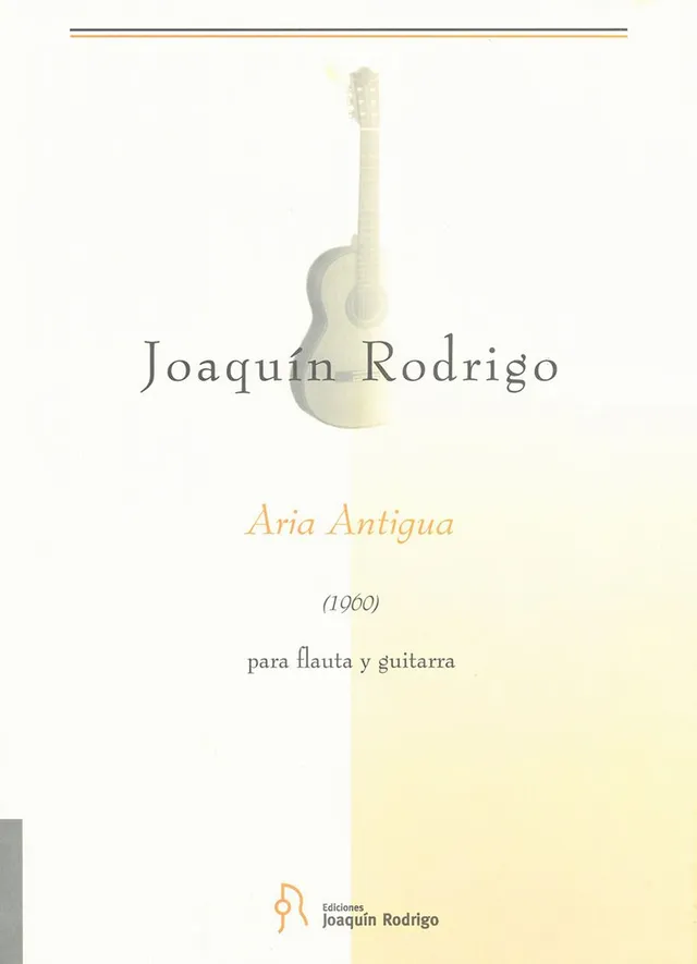 Ediciones Joaquín Rodrigo Aria antigua noty flétna kytara