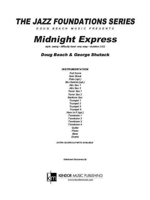 Kendor Music Midnight Express noty pro big band swing