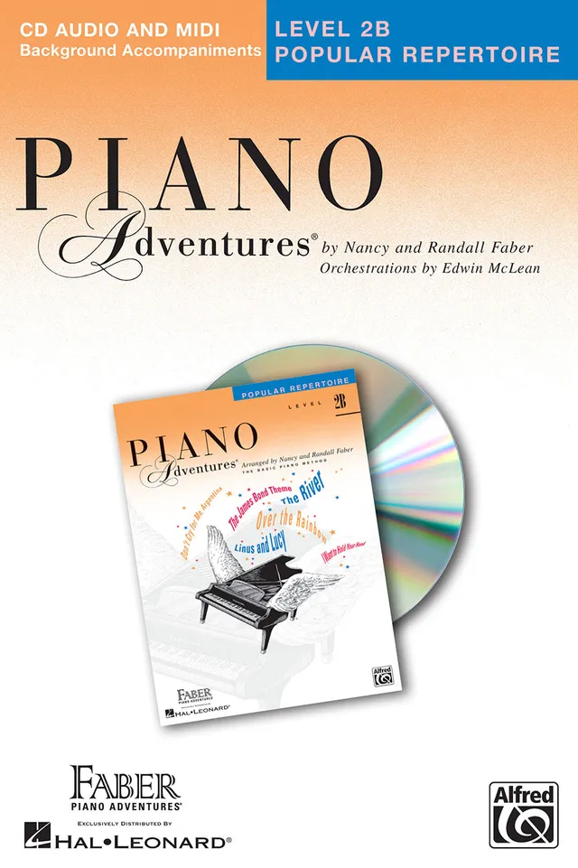 Faber Piano Adventures 2B Popular Repertoire CD doprovod