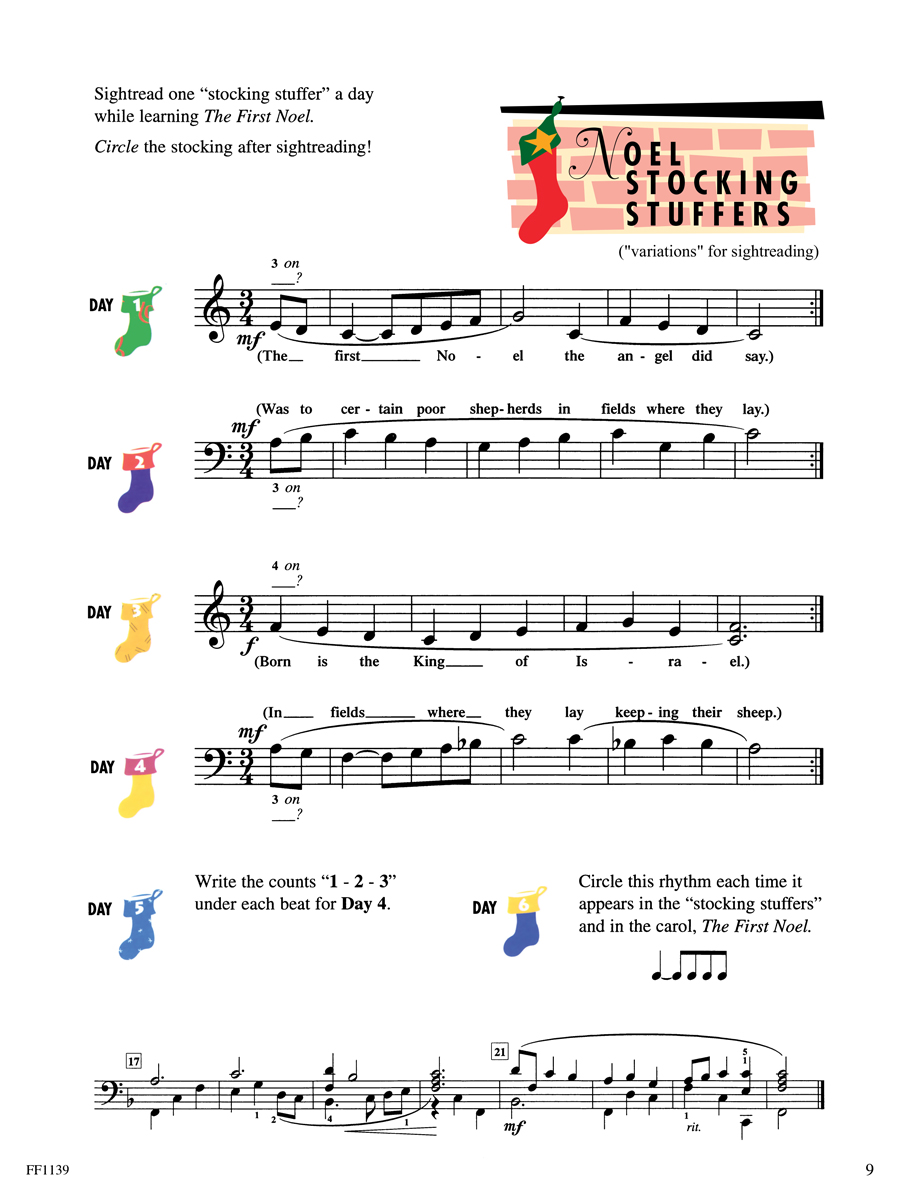 Faber Piano Adventures Level 2A Christmas noty na klavír vánoční