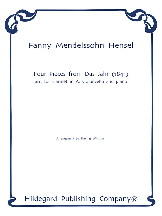Hildegard Four Pieces Das Jahr Hensel noty trio digitální 17 min