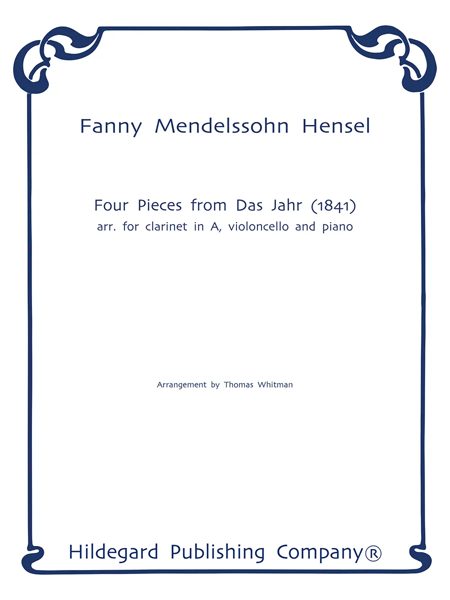 Hildegard Four Pieces Das Jahr Hensel noty trio digitální 17 min
