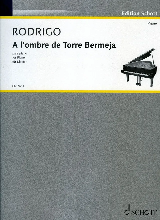 Ediciones Joaquín Rodrigo A l’ombre de Torre Bermeja klavír 5 min