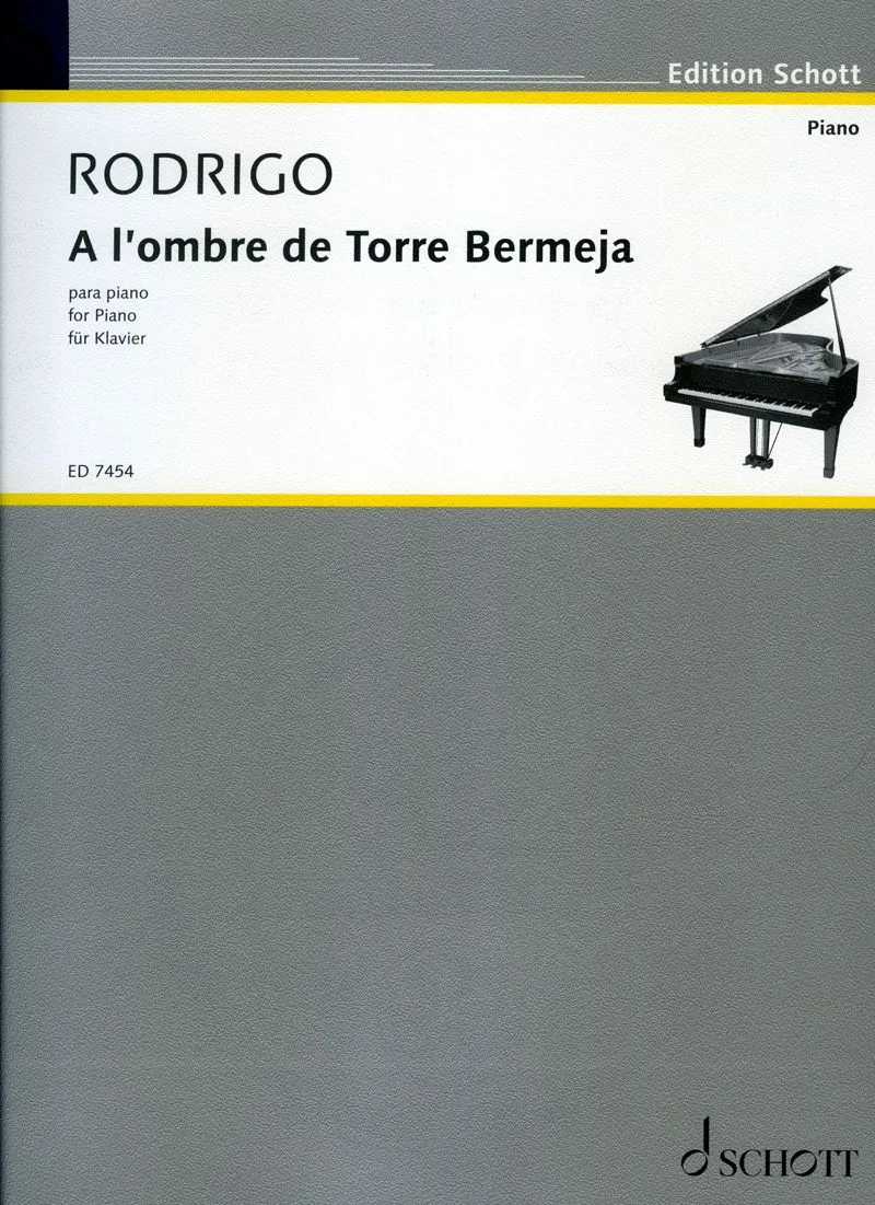 Ediciones Joaquín Rodrigo A l’ombre de Torre Bermeja klavír 5 min