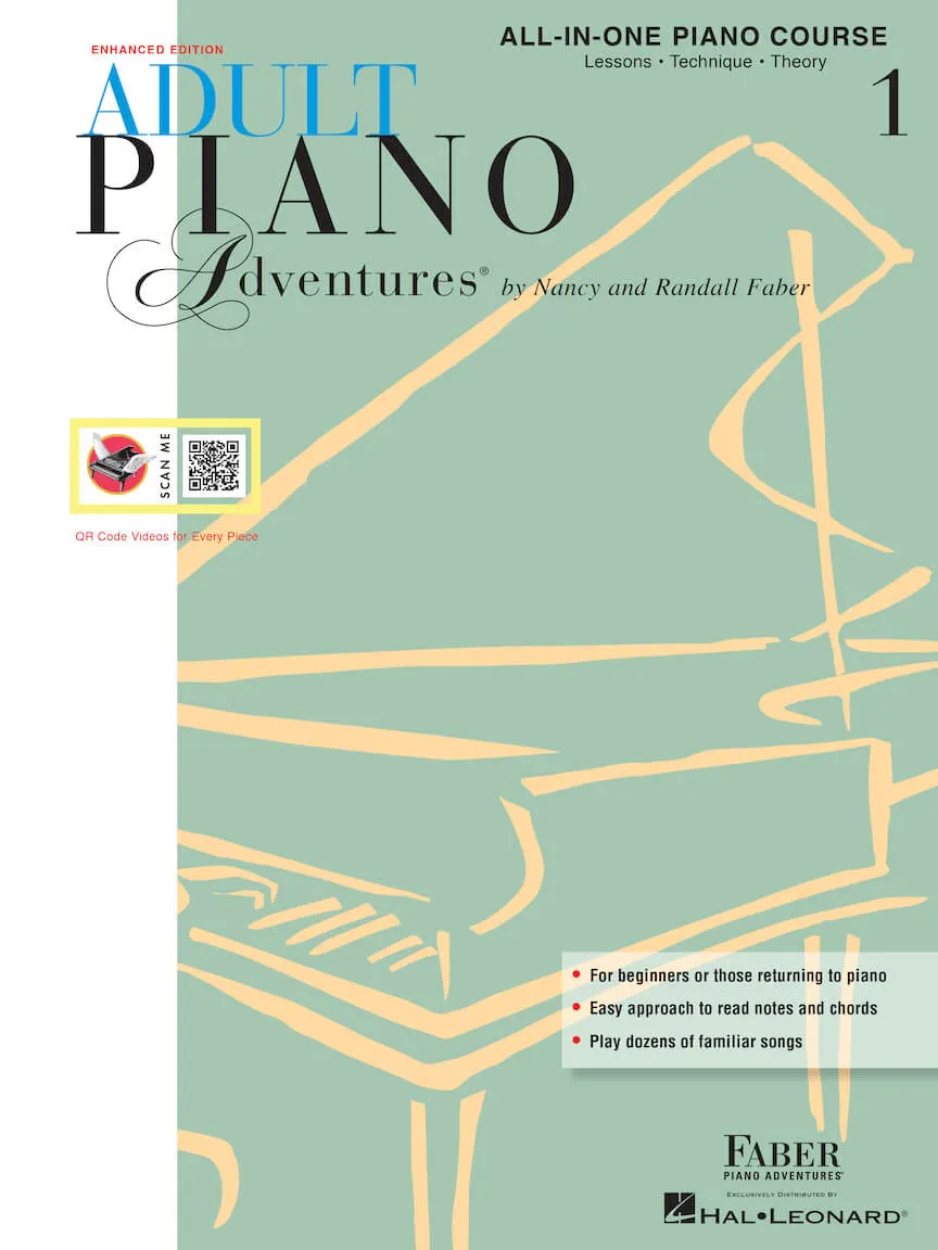 Faber Adult Piano Adventures All-in-One Course Book 1 noty spirálová vazba