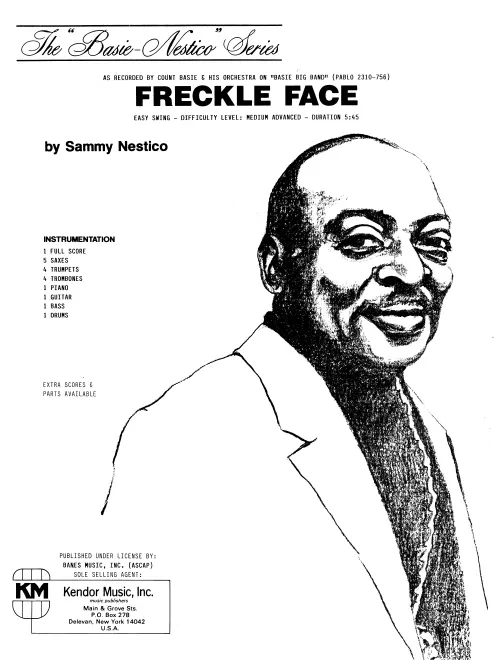 Kendor Music Freckle Face partitura pro big band swing