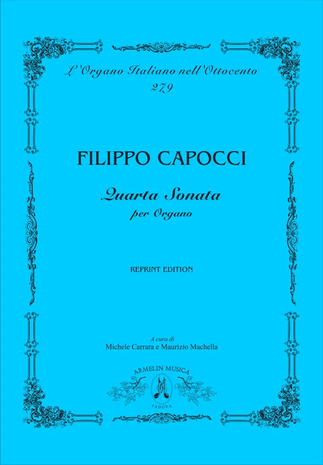 Armelin Musica Quarta Sonata per Organo noty varhany