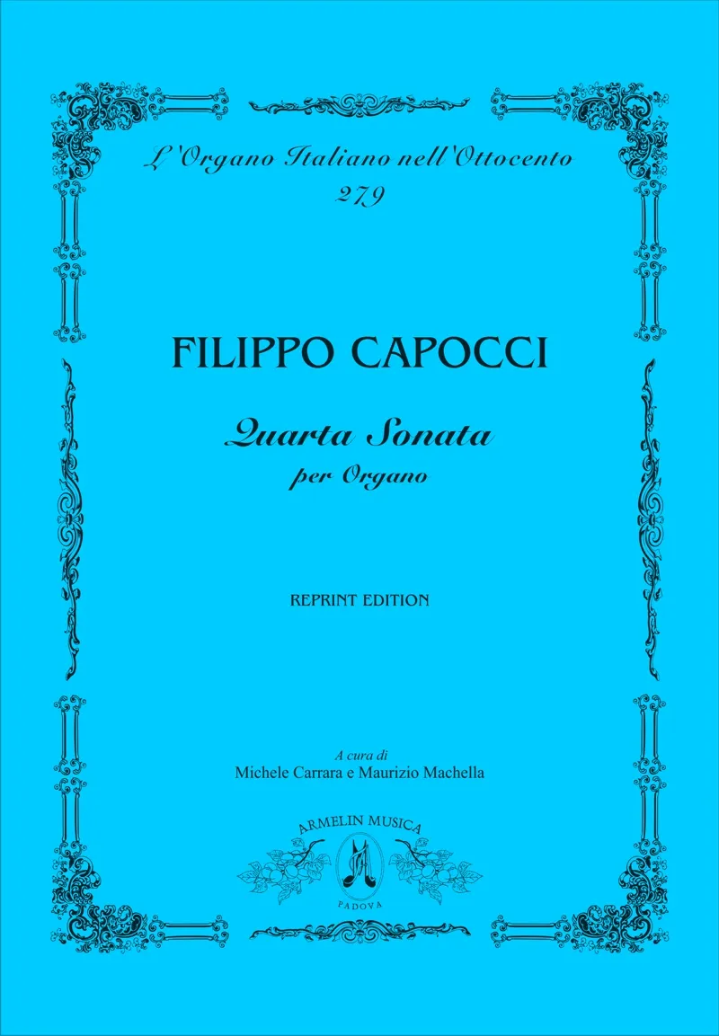 Armelin Musica Quarta Sonata per Organo noty varhany