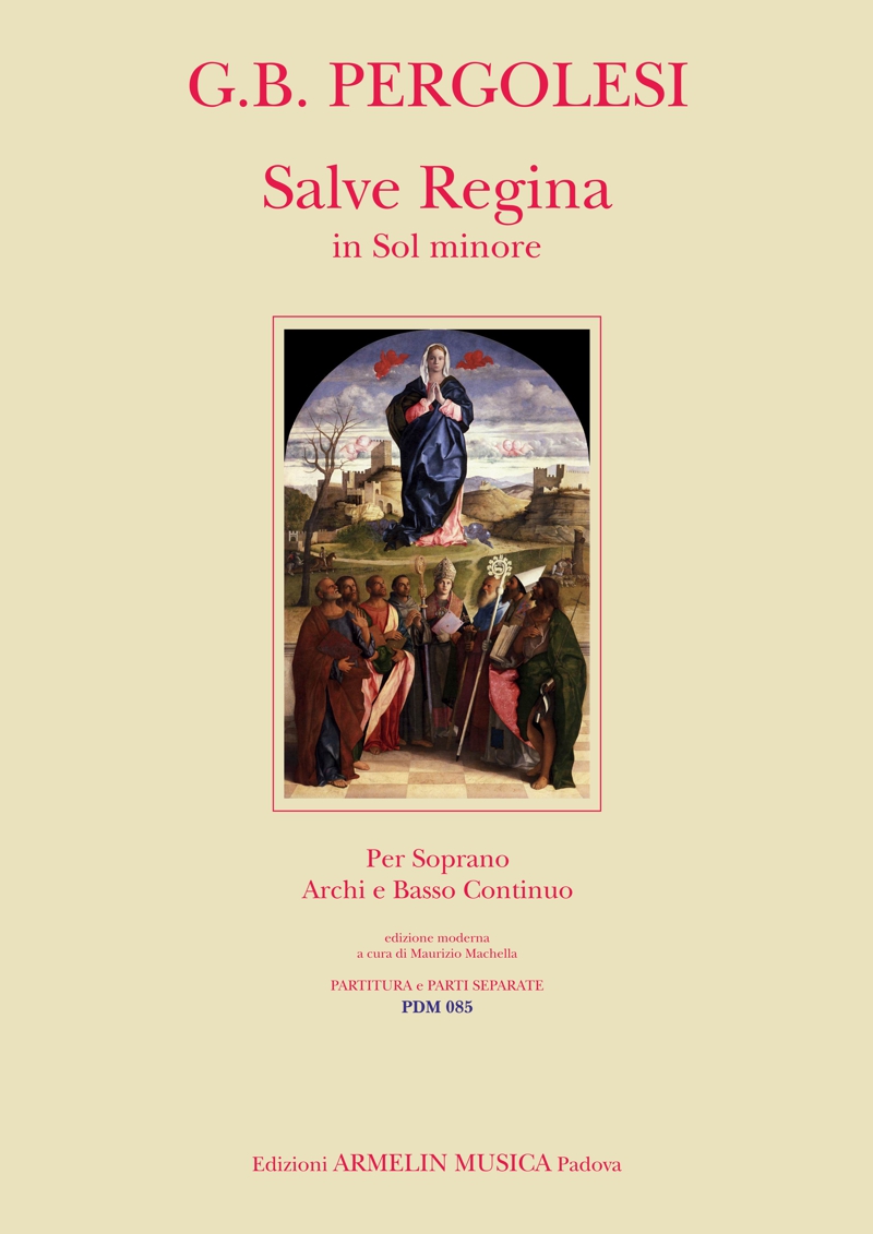 Armelin Musica Salve Regina g moll noty sbor