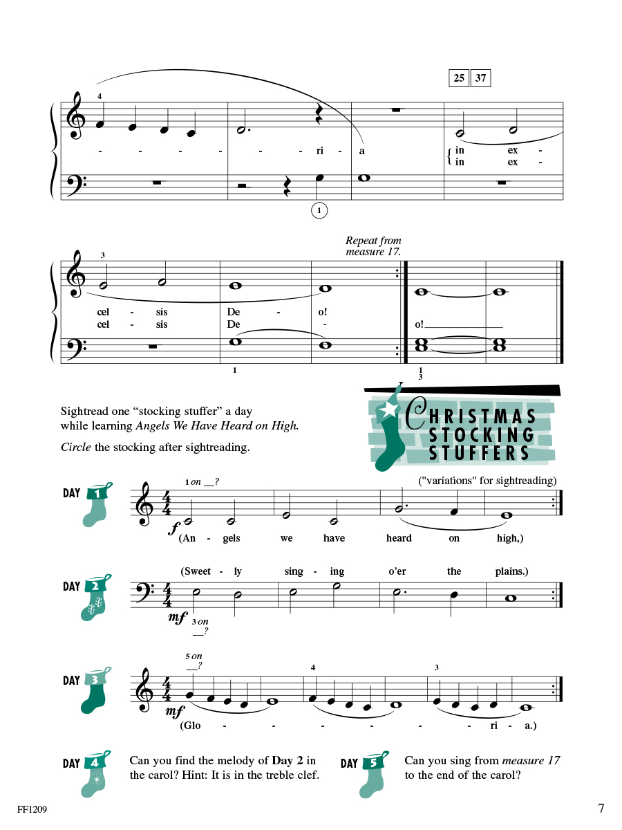 Faber Accelerated Piano Adventures Christmas 1 noty pro klavír