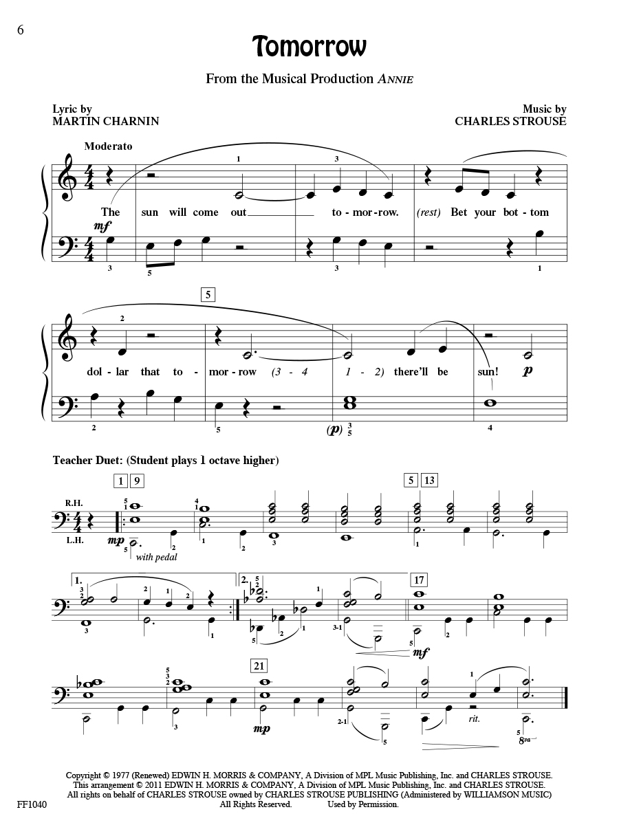 Faber ShowTime Piano Kids’ Songs noty pro klavír dětské