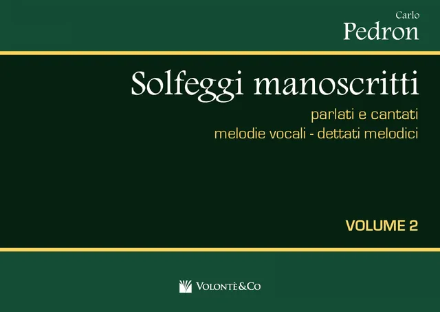 Volonte & Co Solfeggi Manoscritti Seconda Serie noty solfež