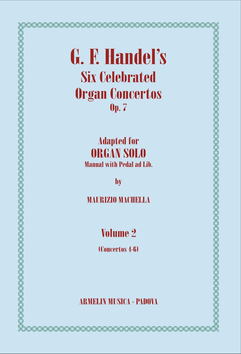 Armelin Musica Handel Six Organ Concertos Op.7 vol.2 noty