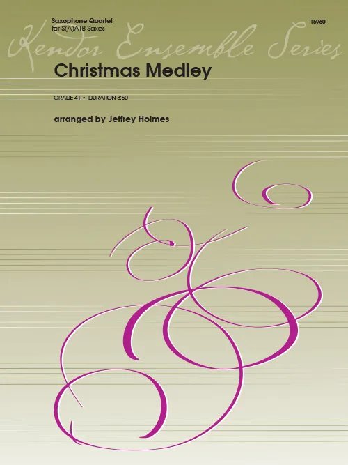 Kendor Music Christmas Medley noty pro saxofony vánoční