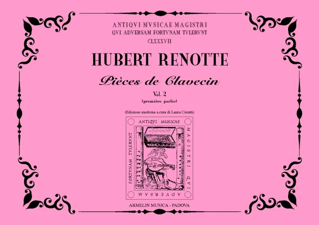 Armelin Musica Piéces de Clavecin vol. 2 parte 1 noty pro cembalo