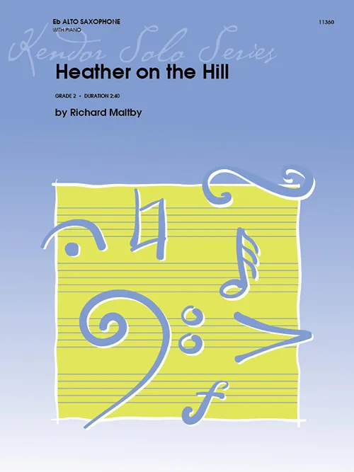 Kendor Music Heather on the Hill noty pro alt saxofon