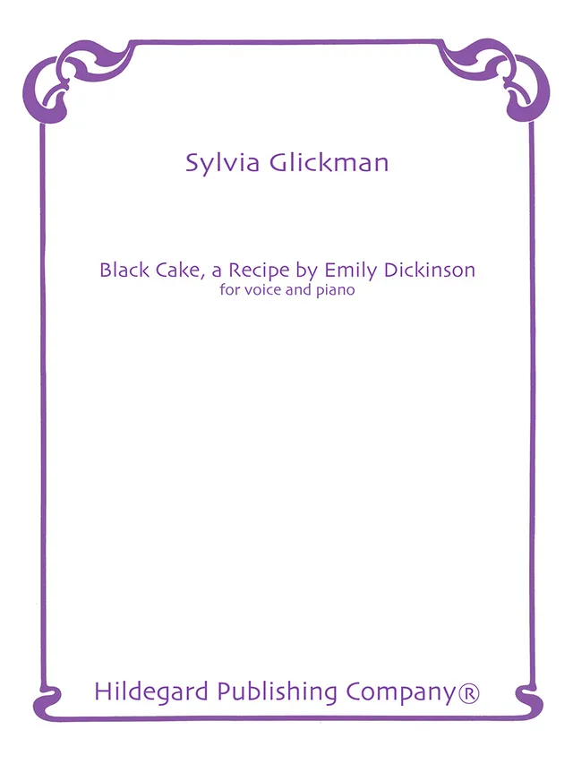 Hildegard Publishing Black Cake Emily Dickinson hlas klavír PDF