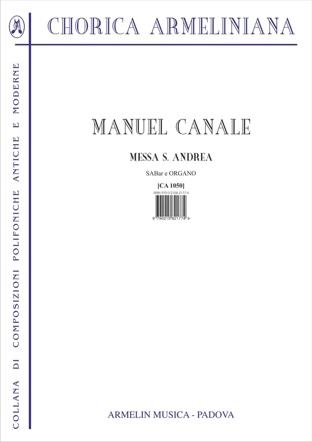 Armelin Musica Messa di Sant’Andrea noty mše